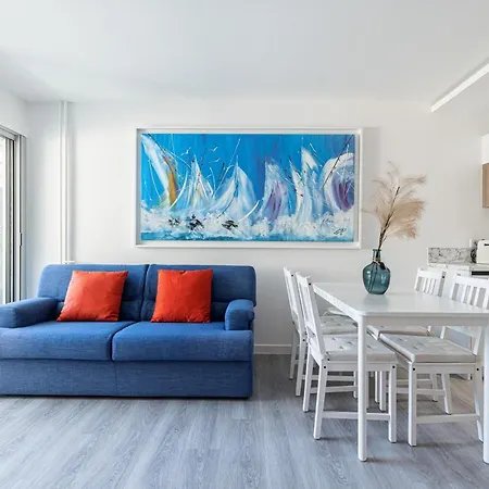 아파트 Tanit - 6 Couchages - Piscine & Garage 주앙레핑